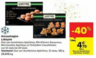 Carrefour Market Duo van aumônières apéritives aanbieding