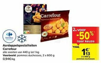 Carrefour Market Pommes duchesses aanbieding