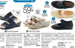 Damart Mules ouverture totale Mules à ouverture totale Chaussons à scratch aanbieding