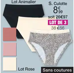 Damart Culotte Lot Animalier aanbieding
