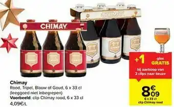 Carrefour Market Clip chimay rood aanbieding