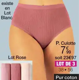 Damart Culotte existe en Lot Blanc aanbieding