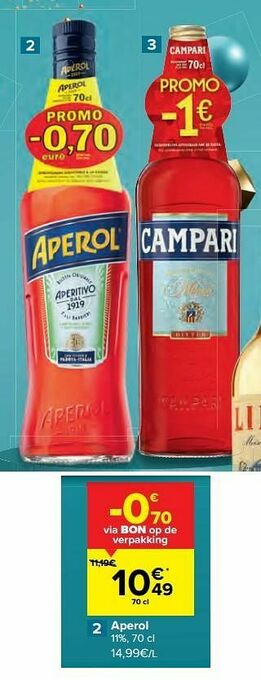 Carrefour Market Aperol aanbieding