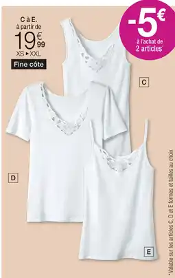 Damart C à E. à partir de aanbieding