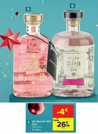 Carrefour Gin buss nr. 509 pink aanbieding