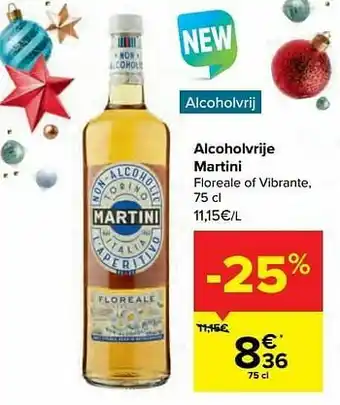 Carrefour Market Alcoholvrije martini floreale of vibrante aanbieding