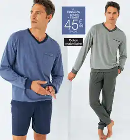 Damart Pantalon + short + t-shirt aanbieding