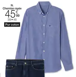 Damart Chemise rayée aanbieding