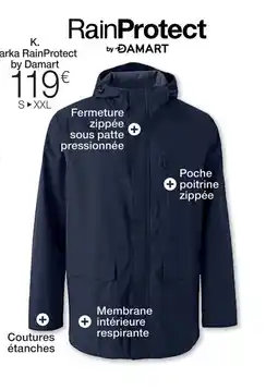 Damart Parka RainProtect by Damart aanbieding