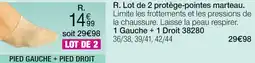 Damart Lot de 2 protège-pointes marteau aanbieding