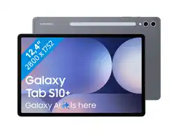Coolblue Samsung Galaxy Tab S10 Plus 12,4 inch 256GB Wifi + 5G Grijs aanbieding