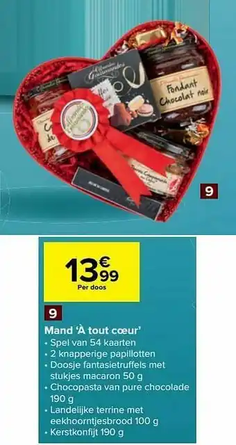 Carrefour Market Mand à tout coeur aanbieding