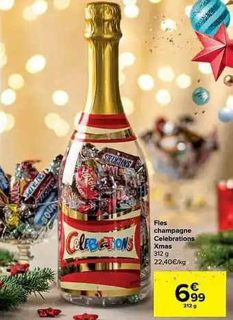 Carrefour Market Fles champagne celebrations xmas aanbieding