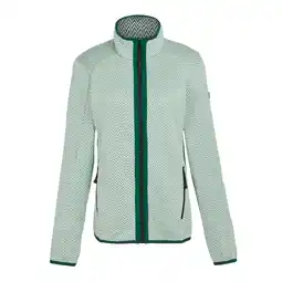 Decathlon Dames Elzie Full Zip Fleecejack (Stoffig groen) aanbieding