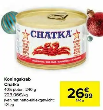 Koningskrab chatka