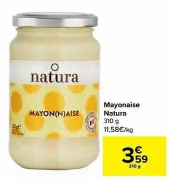 Carrefour Market Mayonaise natura aanbieding