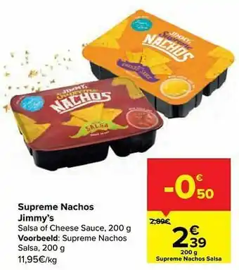 Supreme nachos salsa