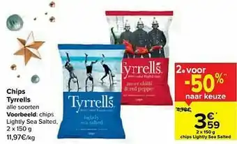 Carrefour Market Chips lightly sea salted aanbieding