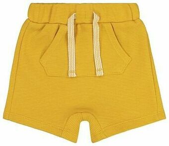 HEMA HEMA Baby Korte Broek Geel (geel) aanbieding