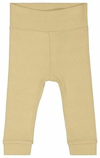 HEMA HEMA Newborn Broek Rib Met Bamboe Bruin (bruin) aanbieding
