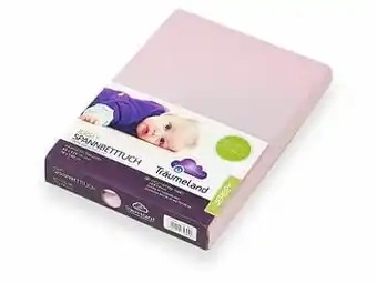 Träumeland Jersey hoeslaken voor baby’s, 60-70 x 120-140 cm (roze)
