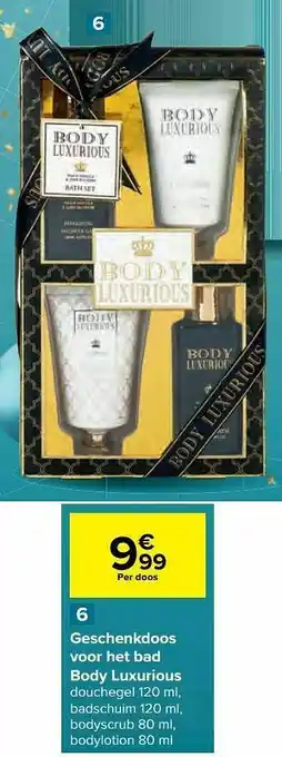 Geschenkdoos voor het bad body luxurious