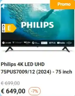 Krëfel Philips 4K LED UHD 75PUS7009/12 (2024) aanbieding