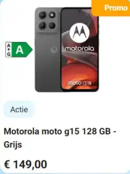 Krëfel Motorola moto g15 128 GB - Grijs aanbieding
