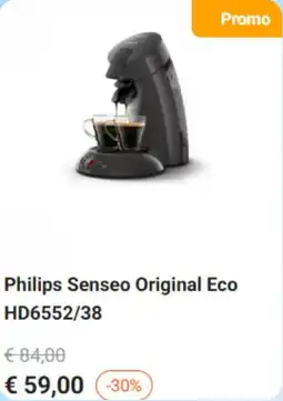 Krëfel Philips Senseo Original Eco HD6552/38 aanbieding