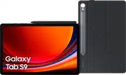 Coolblue Samsung Galaxy Tab S9 11 inch 128GB Wifi Zwart + Book Case Zwart aanbieding