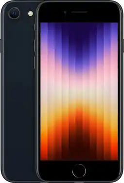 Coolblue iPhone SE 2022 128Go Noir Reconditionné (Légères traces d'utilisation) aanbieding