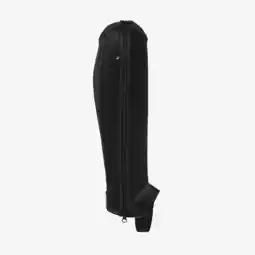 Decathlon Minichaps voor ruitersport voor volwassenen 100 mesh zwart aanbieding