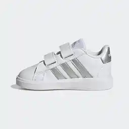 Decathlon Schoenen voor peuters grand court 2.0 wit zilver aanbieding