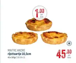 Horeca totaal Maitre andre rijsttaartje 10,5cm aanbieding