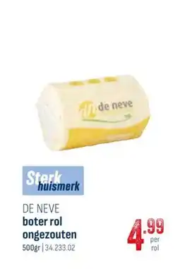 Horeca totaal De neve boter rol ongezouten aanbieding