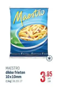 Horeca totaal Maestro dikke frieten 10x10mm aanbieding