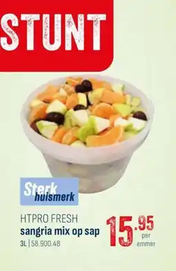 Horeca totaal Htpro fresh sangria mix op sap aanbieding