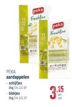 Horeca totaal Peka aardappelen schijfjes / blokjes aanbieding