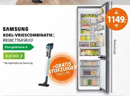 Expert Samsung koel-vriescombinatie RB38C776ASR/EF aanbieding