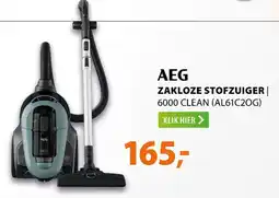 Expert AEG Zakloze stofzuiger aanbieding