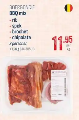Horeca totaal Boergondie bbq mix aanbieding