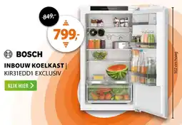 Expert Bosch inbouw koelkast KIR31EDD1 aanbieding