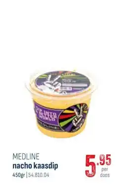 Horeca totaal Medline nacho kaasdip aanbieding