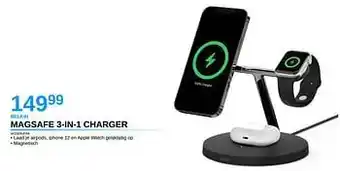 Belkin magsafe 3-in-i charger wlz009vfbk