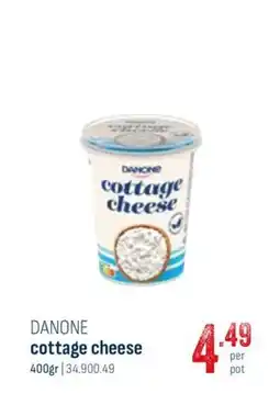 Horeca totaal Danone cottage cheese aanbieding
