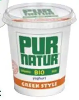 Horeca totaal Pur natur bio yoghurt Griekse yoghurt 10% aanbieding