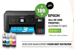 Expert Epson all in one printer ecotank ET-2875 aanbieding
