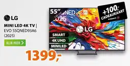Expert LG Mini LED 4K TV EVO 55QNED93A6 (2025) aanbieding