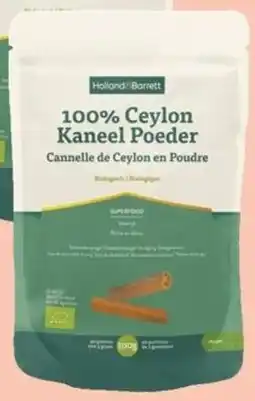 Holland & Barrett 100% Ceylon Kaneel Poeder aanbieding