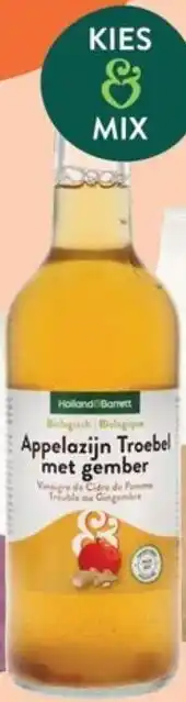 Holland & Barrett Biologische Appelazijn Troebel met Gember aanbieding